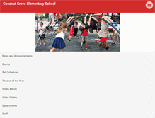 Tablet Screenshot of coconutgroveschool.org
